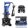 Electric Hydraulic Angle Steel Cutting Machine Hydraulic Punching Machine Angle Steel Cutting 45°angle Arc Cutting Punching Tool 3