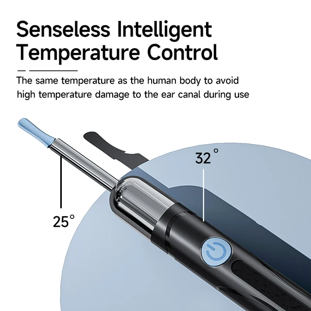 WiFi Endoscope 4.2mm 1080P Ear Picker Camera with Ear Spoon Base for iOS/Android Ear Cleaning Otoscope with Ear Wax Removal Tool 5