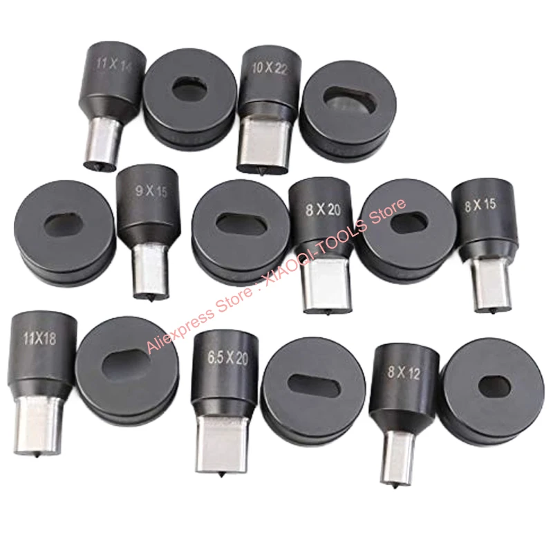 SET COMPLETO PUNZONATORE IDRAULICO MANUALE CON TESTA DIRITTA