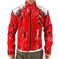 Michael Jackson Costumes Jacket Beat It for Adults Cosplay Impersonate Halloween Christmas 2