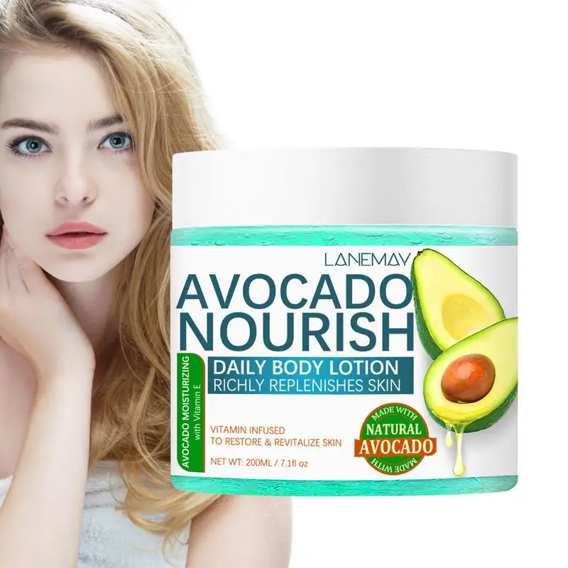 

Avocado Moisturizing Body Lotion Advanced Hydration Body Moisturizer 7.1fl.oz Natural And Deeply Hydrating Hand & Body Cream