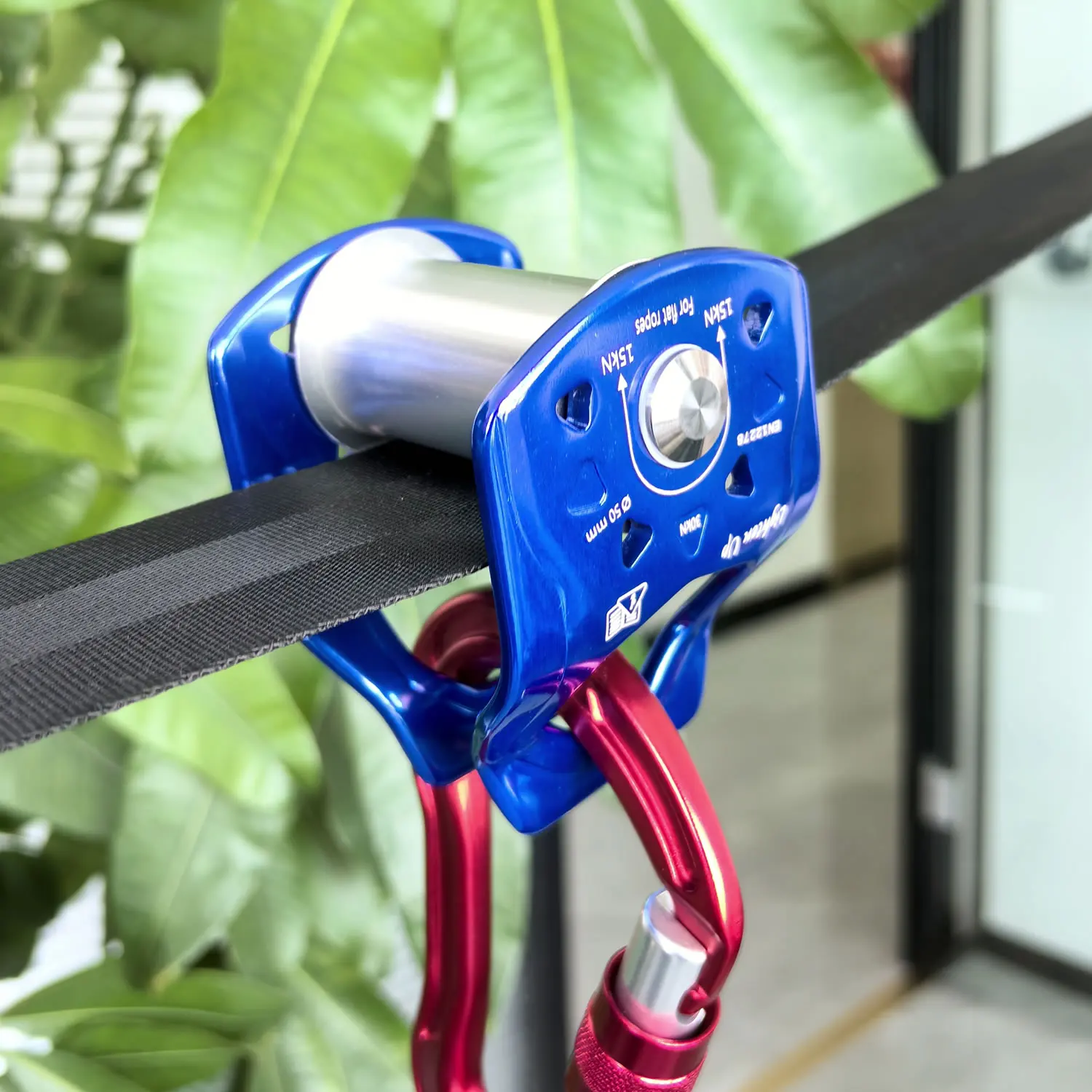 Ninja Slider Slackline Pulley with Carabiner Ninja Warrior Ninja Slider Slackline Pulley with Carabiner Ninja Warrior