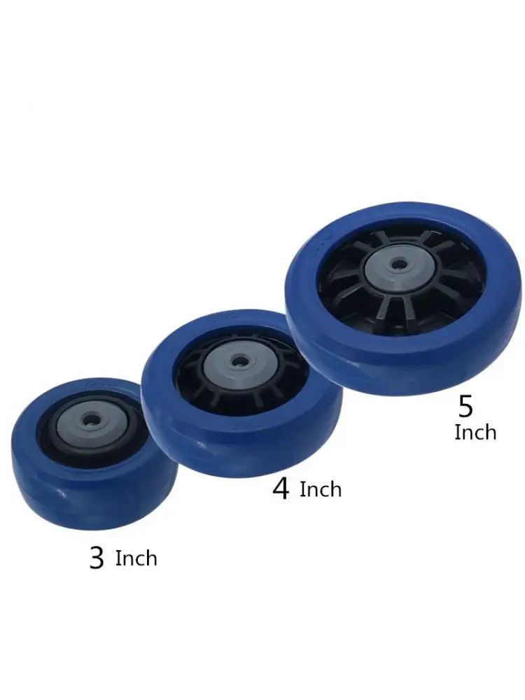 

1 Pc Packing 5 Inch Single Wheel Caster Medium Natural Rubber Elastic Wear-resistant Trolley