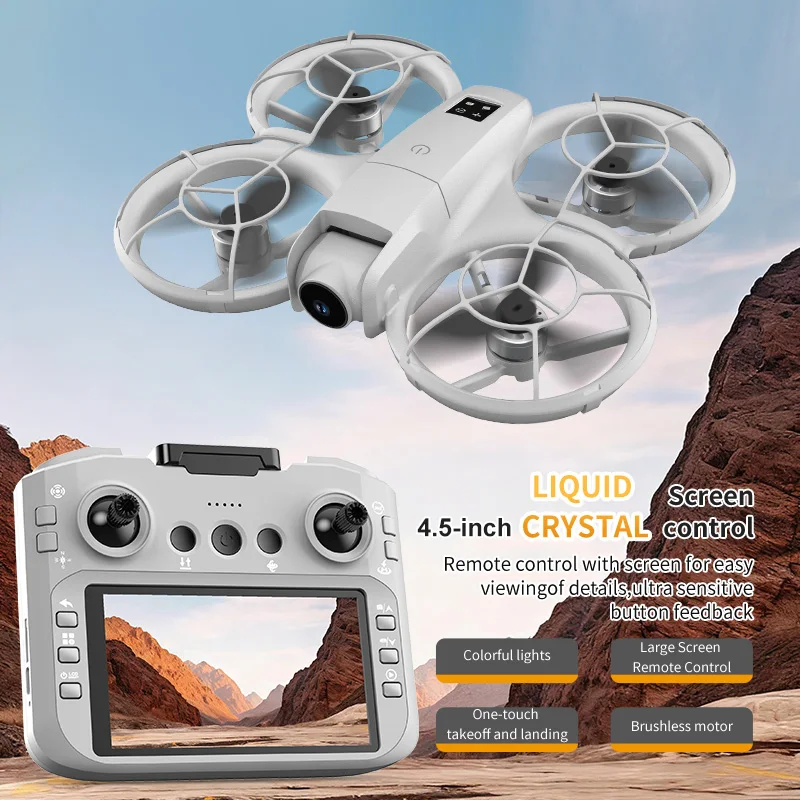 Vue rapprochée du moteur sans balais du drone H137 PRO 4K professionnel