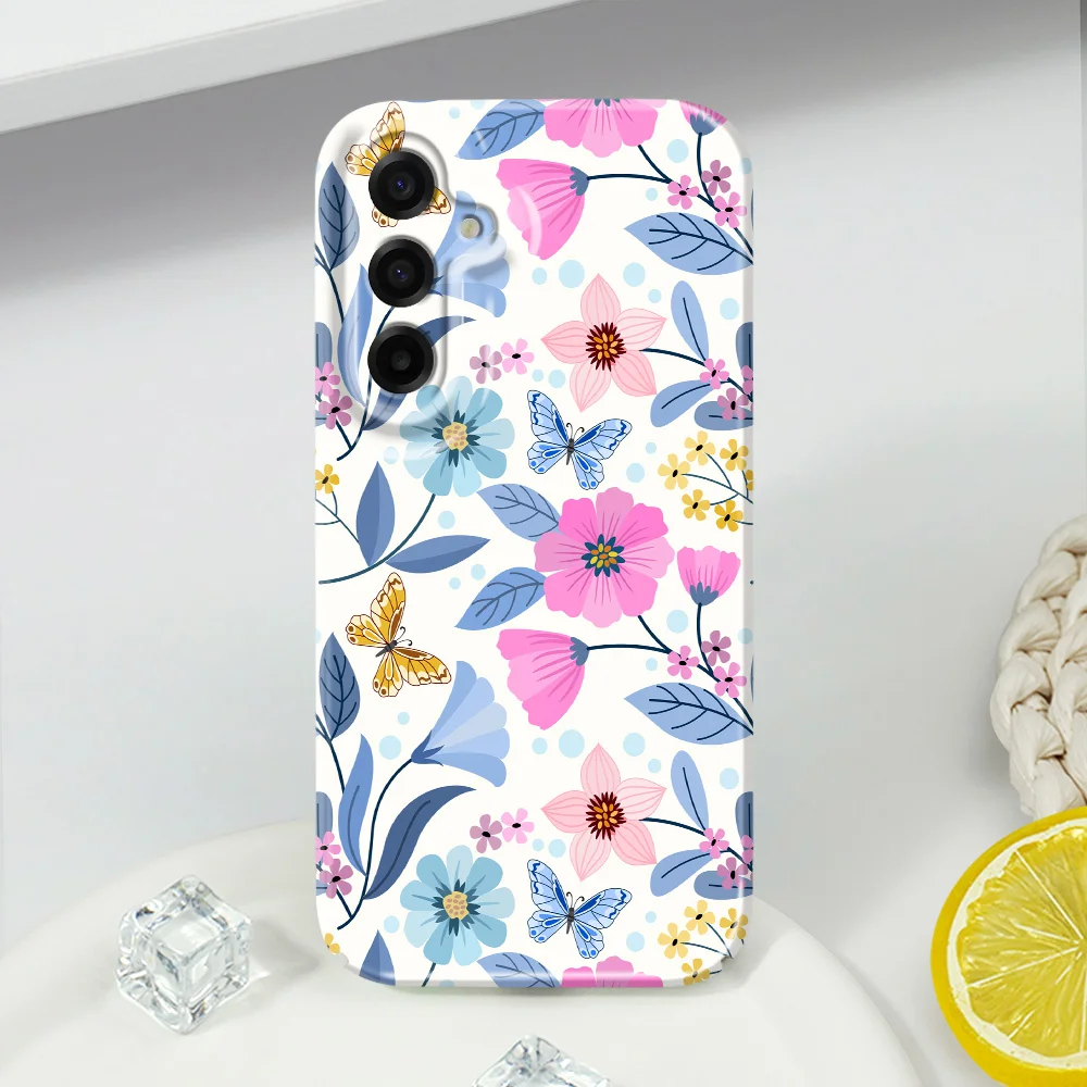 Vibrant Floral Hard Phone Case - Bright Flowers Design