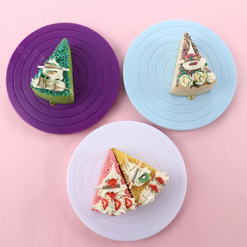 

Круглый кухонный вращающийся удобный нескользящий вращающийся стол инструменты для выпечки печенья украшение поворотный стол для торта Поворотная подставка