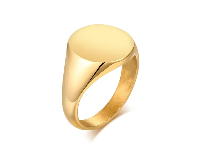 Chevalière pour homme symbolisant le statut SOCIAL, bagues roses avec lettre initiale gravée, cadeau pour mari