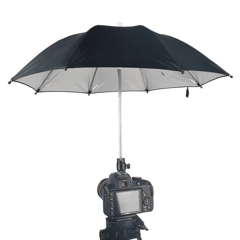 

Hot Shoe Umbrella/Sunshade Protects Camera from Rain Bird Droppings Sunlight Snow Camera Umbrella Waterproof Camera Accessory