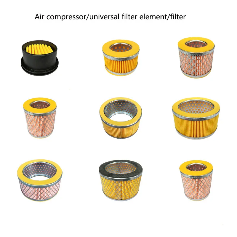 Tipo Di Pistone Compressore D'Aria Elemento Filtro Aria Filtro Pompa Aria Filtro Aria Silenziatore Accessori Filtro