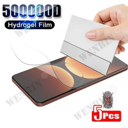5 - Pack Full Coverage Hydrogel Screen Protectors for Itel P55 5G (Transparent)