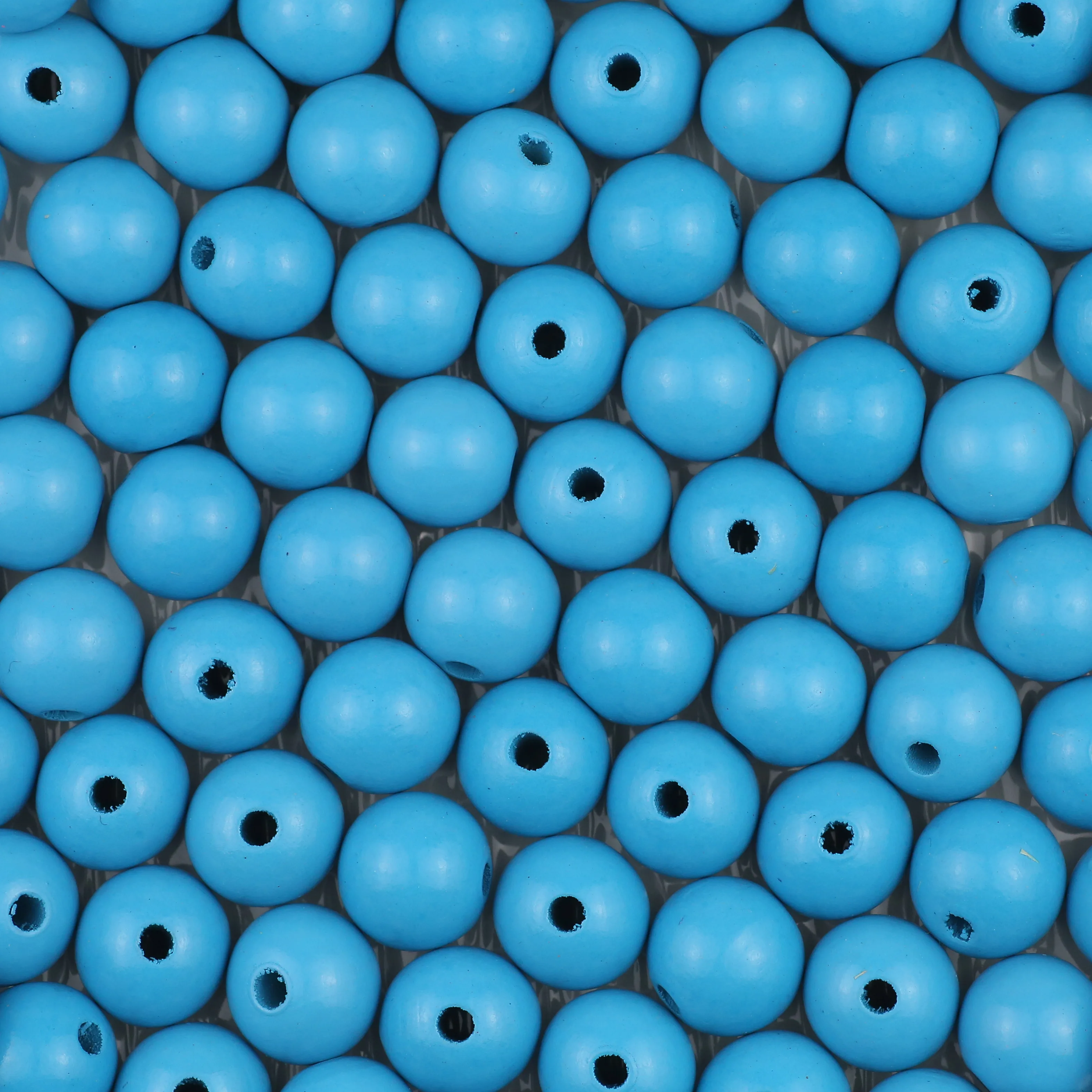 Vibrant 20mm Round Wooden Beads for Handmade Jewelry and DIY Crafts