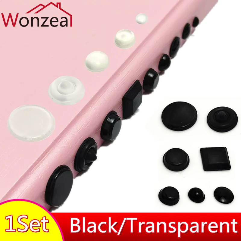 Barrier For Bed Rubber Damper Stopper For Door Polish Furniture Bumper Fasteners Chairs Kitchen Furniture Fittings