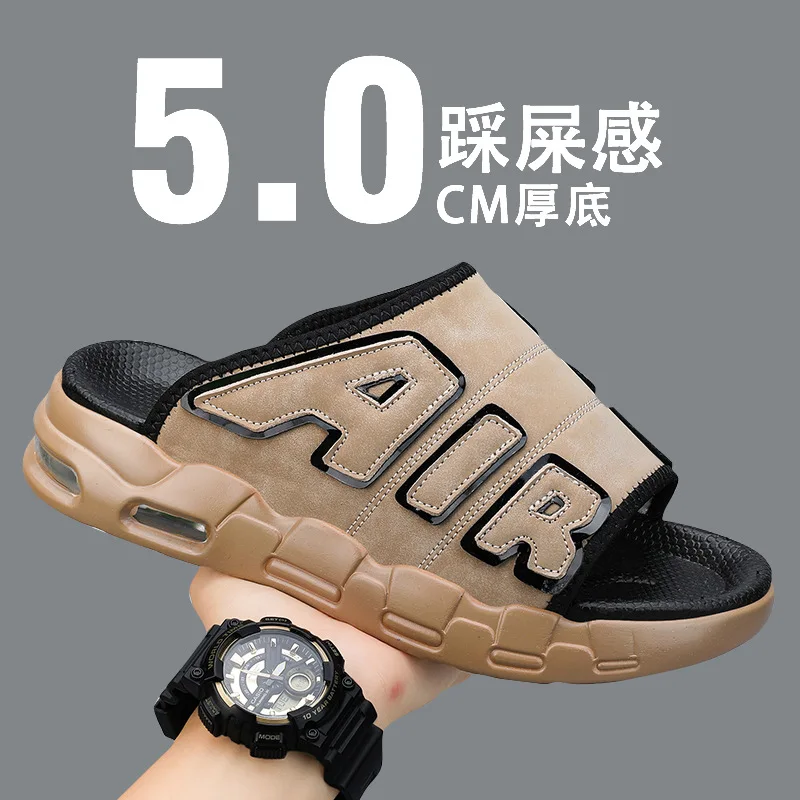 ตัวเลือกสินค้า รองเท้าแตะชาย 2025 แฟชั่น Air Cushion ชายหาด ทนลื่น