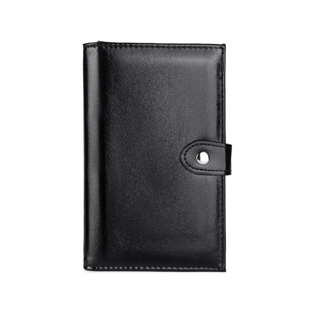 Portacarte in Pelle PU, Borsa Porta Passaporto, Portafoglio da Viaggio, Custodia Passaporto RFID Antifurto, Clip per Passaporto da Donna per Check-in Aereo - immagine 2