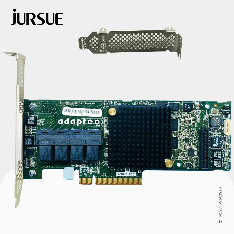 Adaptec Asr71605 Raid Expander Card 16port 6gb/s 1gb Sas Sata Pci E