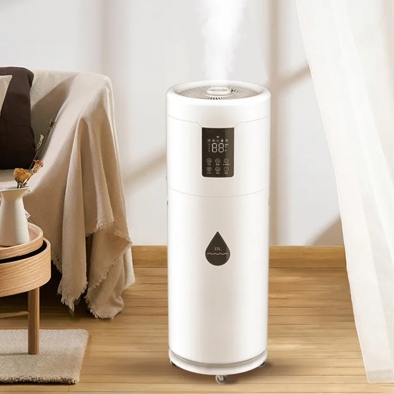 100-240V Humidifiers for Large Room Wholehouse Humidifier 2000 sq.ft.Honovos 17L/4.5Gal Ultrasonic Cool Mist Large Humidifier 4