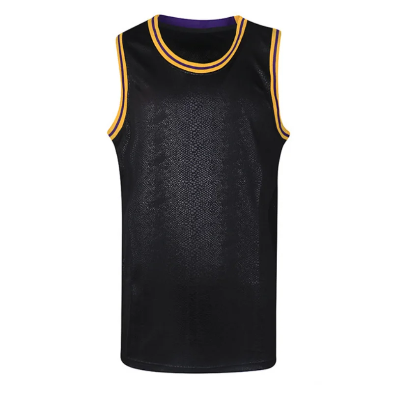 Men's Basketball Jersey Sportswear Quick Dry Breathable Sleeveless Tank Tops Training Basketball Shirts Blank
