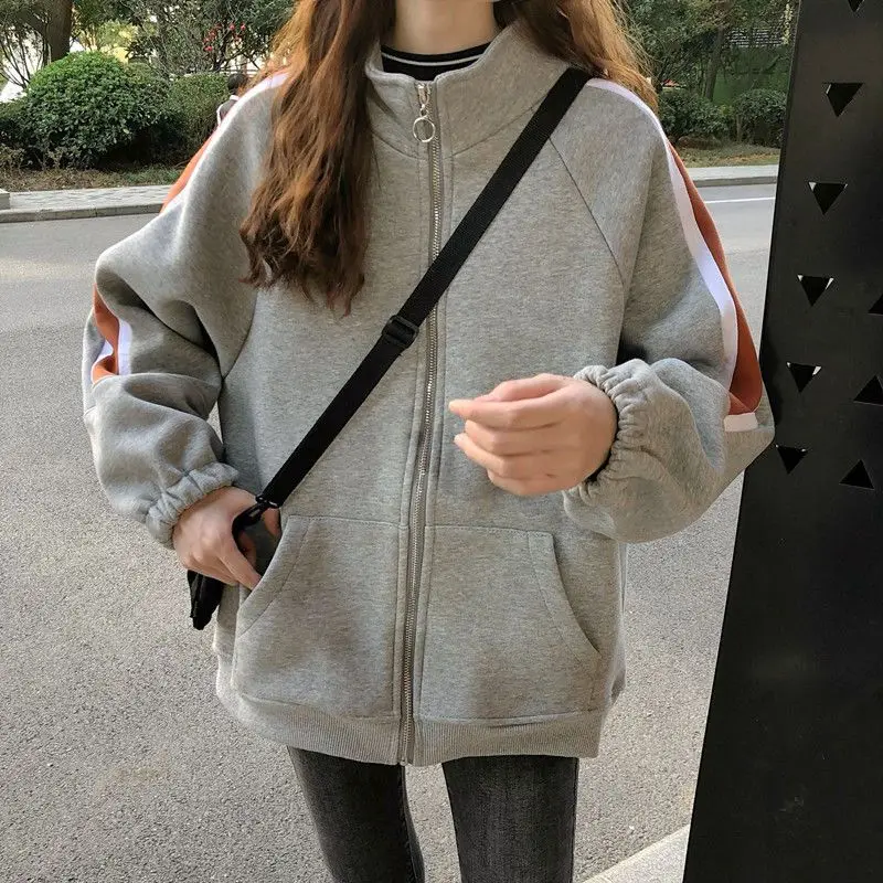 2023 New Autumn/Winter Korean Edition Loose and Lazy Style Plush Sweater Trendy Student Coat