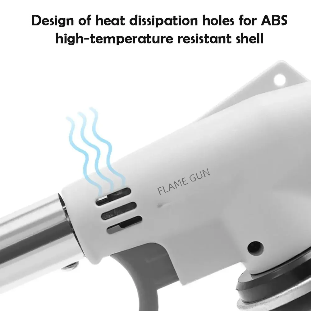 Gas Lighter Adjustable Flame Gas Lighters Ignition Head with Reverse Use Kitchen Jet Blow Torch Lighter for BBQ Butane Lighter