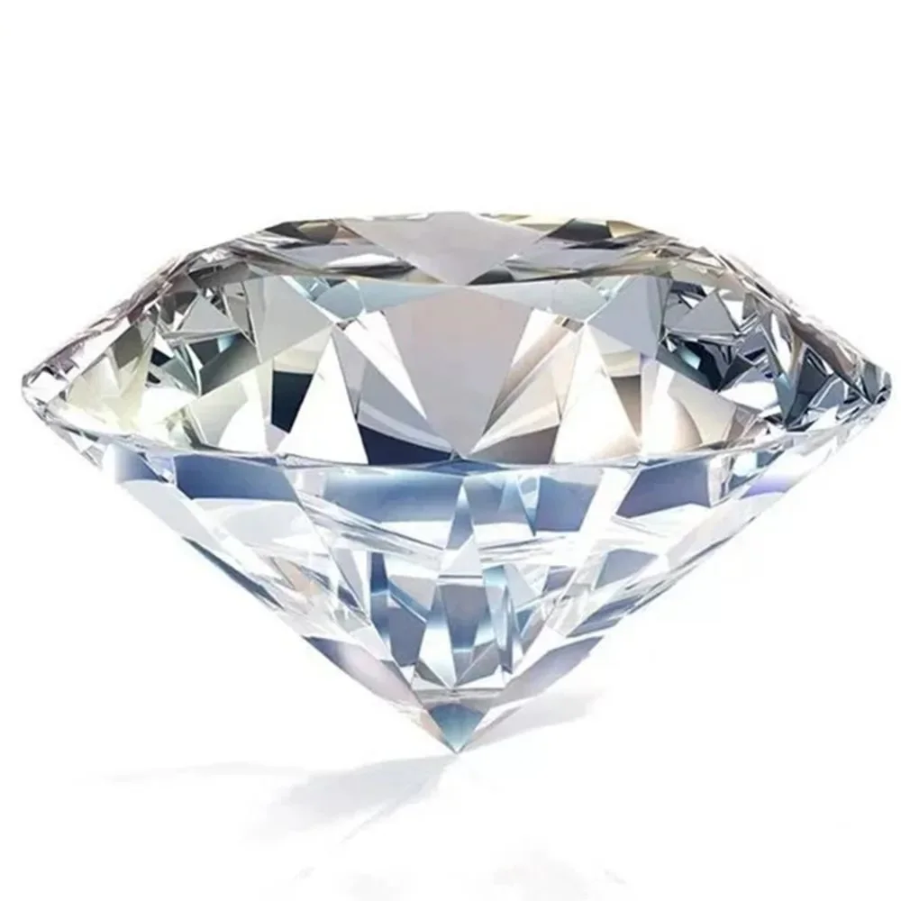 IsRabbit Real Moissanite Round Brilliant Cut 6.5MM 1CT VVS1 D Color 100% Diamond Tested Loose Gemstones Fine Jewelry Wholesale