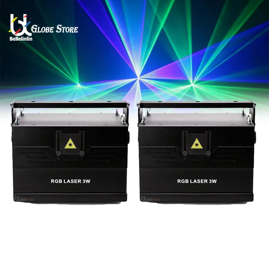 

0 Tax 3/4/5/8/10W Green Laser Light ILDA 3D Animation Stage Scanner Beam Projector Wedding Party Professional Equipment Club DJ