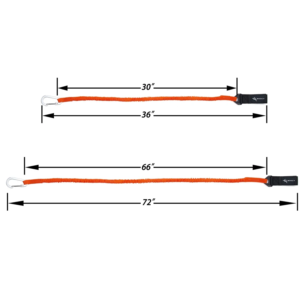 탄성 카약 패들 가죽 끈, 조정 가능한 안전 후크 낚시 도구, 로드 폴 코일 끈 코드 타이 보트 로프, 노젓는 보트 액세서리