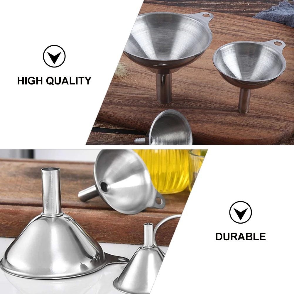 Stainless Steel Canning Funil Oil Filte multiuseful Funil portable Oil Leak Kitchen universal Tools Gadgets
