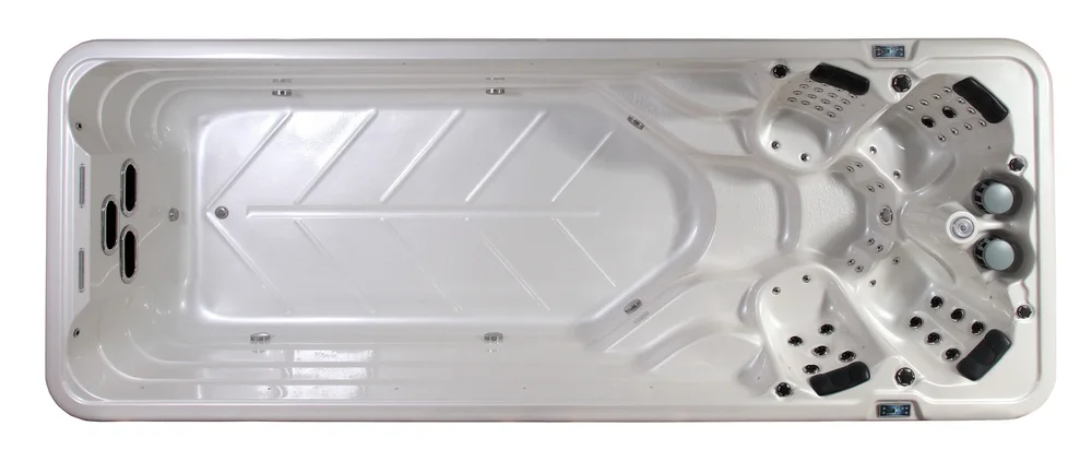 Big Luxury Bath Massage Smart Outdoor Swimming Endless Pool Hot Tub Combo Hydropool Swim Spa 3
