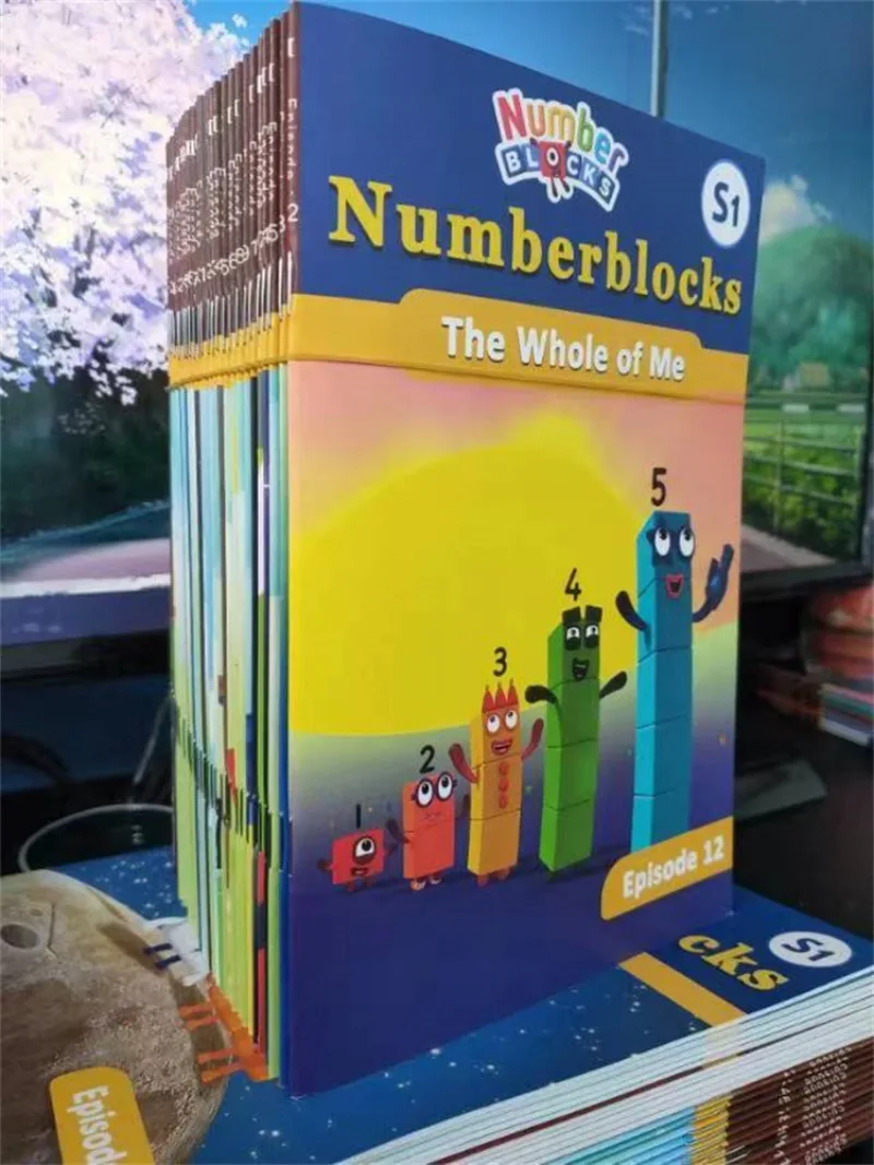 

Reader's Edition: Numberblocks Digital Block Lyrics Book Season+Season 2 30 English Enlightenment Books