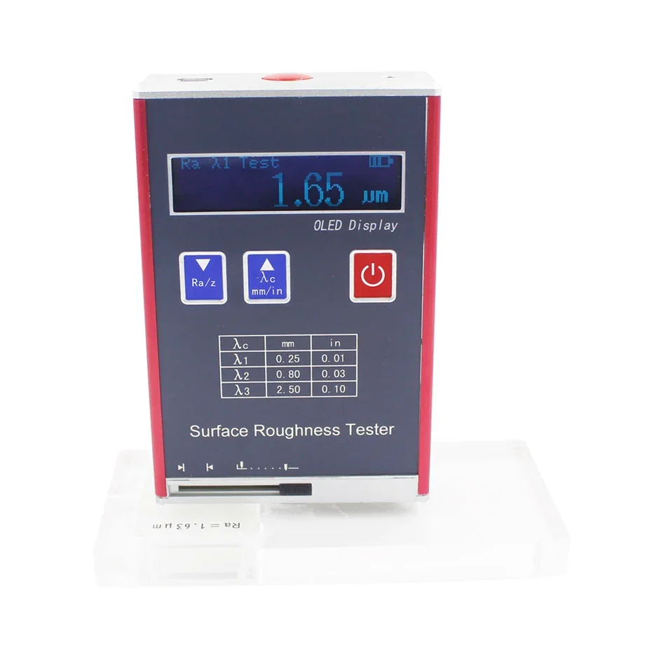 Surface Roughness Tester High Accuracy Surface Roughness Tester Meter Measurement Ra 0.05~10.0, Rz 0.1~50, Pocket-sized