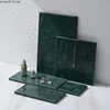 Natural Green Marble Jewelry Display Rack, Display Tray, Shop Counter, Shooting Props, Jewelry Storage Trays, Decorative Tray 5