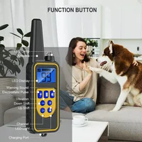 800m Electric Dog Training Collar Detachable Bark Rechargeable Anti Barking Shock Vibration Reflective Collar for All Dogs Pet 5