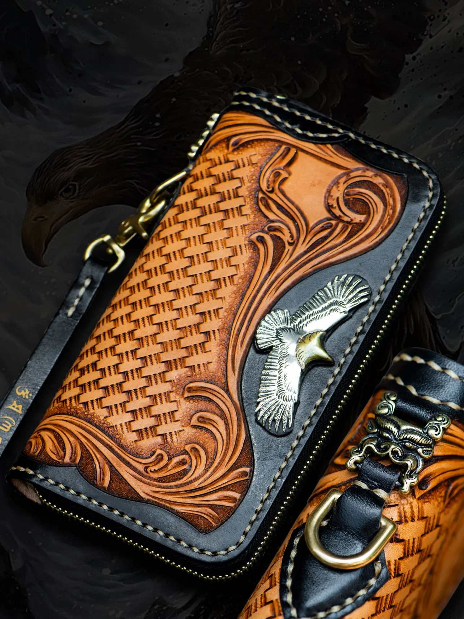 Handmade Leather Vegetable Tanned Leather Wallet