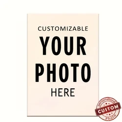 Customizable Canvas Print - Personalized Photo Wall Art - 50x70cm (Only canvas)