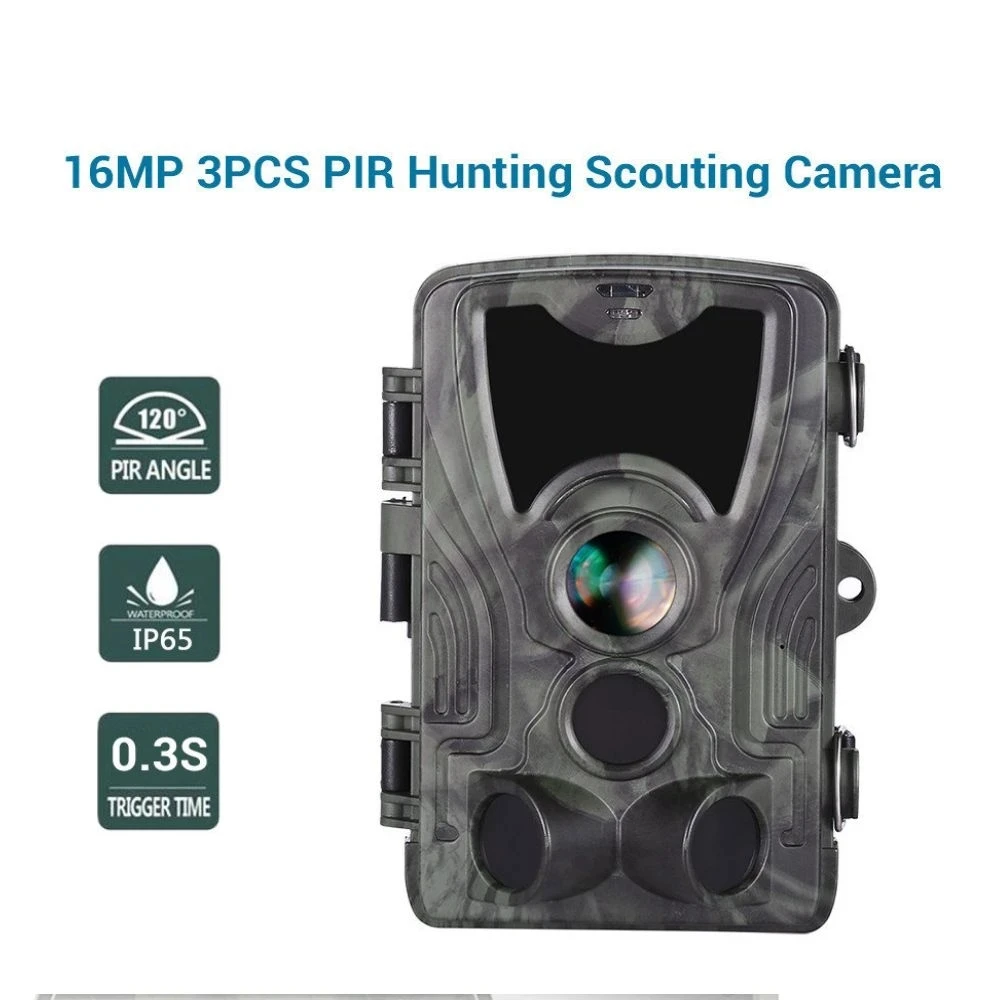 HC801A Hunting Trail Camera 24MP 1080P With Night Vision Motion Activated Outdoor Trail Camera Trigger 0.3S Wildlife Scouting