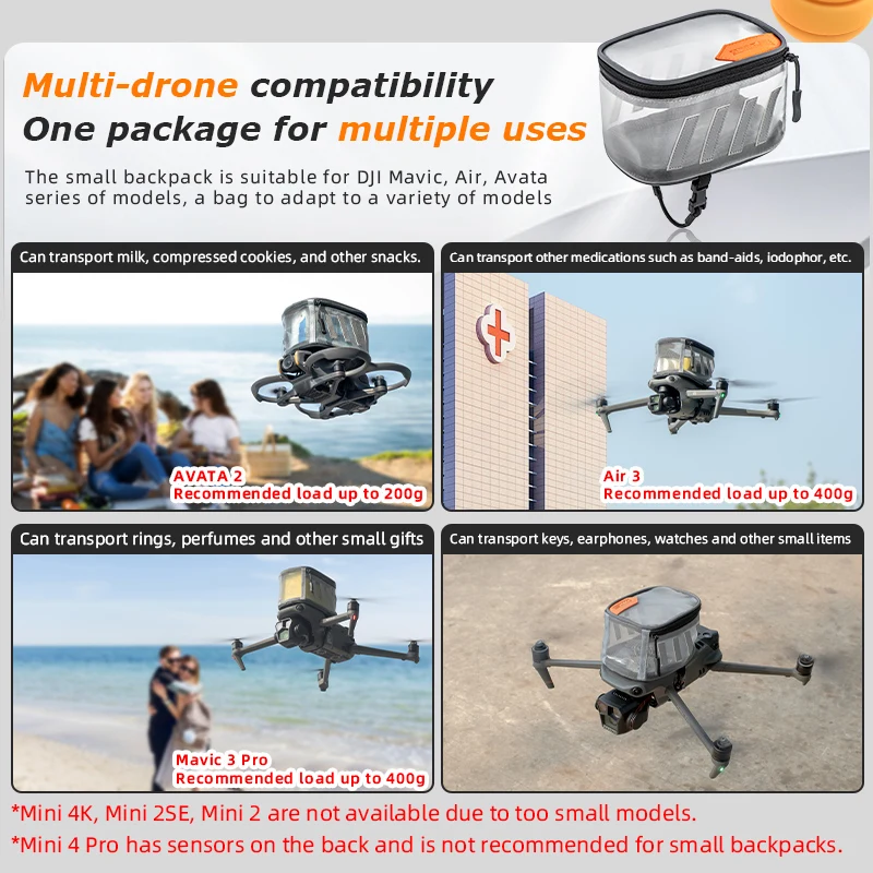Intérieur du sac de transport aérien STARTRC avec mousse découpée pour caler le drone DJI et ses accessoires.