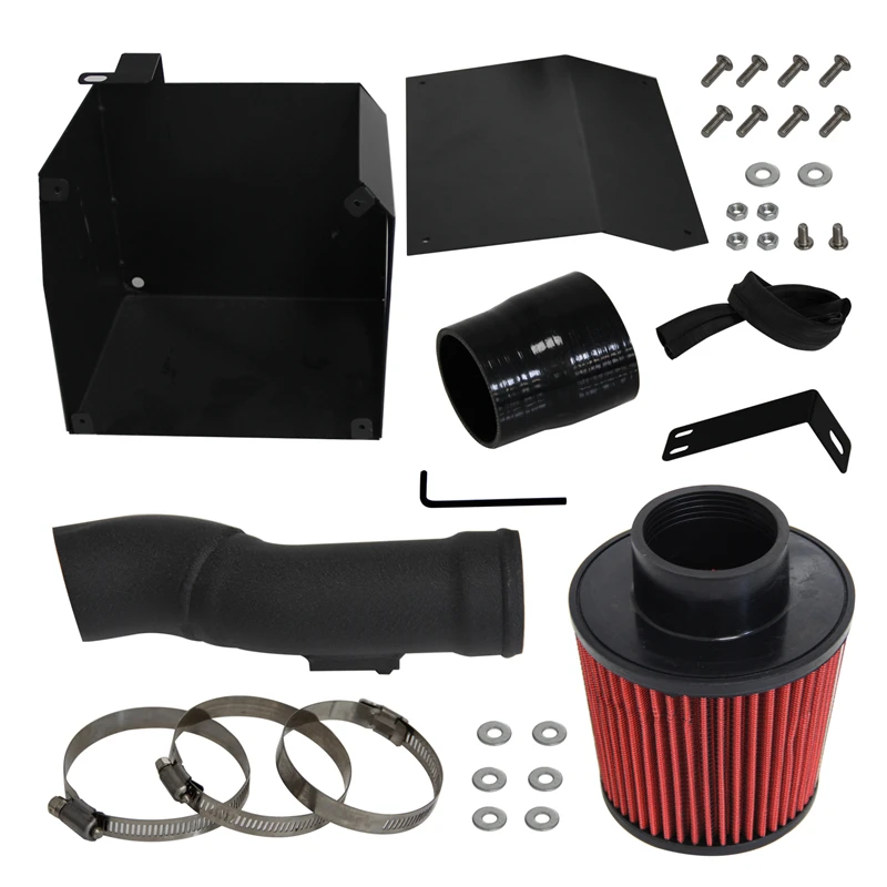 Short Ram Air Intake Pipe u0026 Heat Shield Fits for Hond Civic Gen 10th 1.5L  Turbo 2016-2021