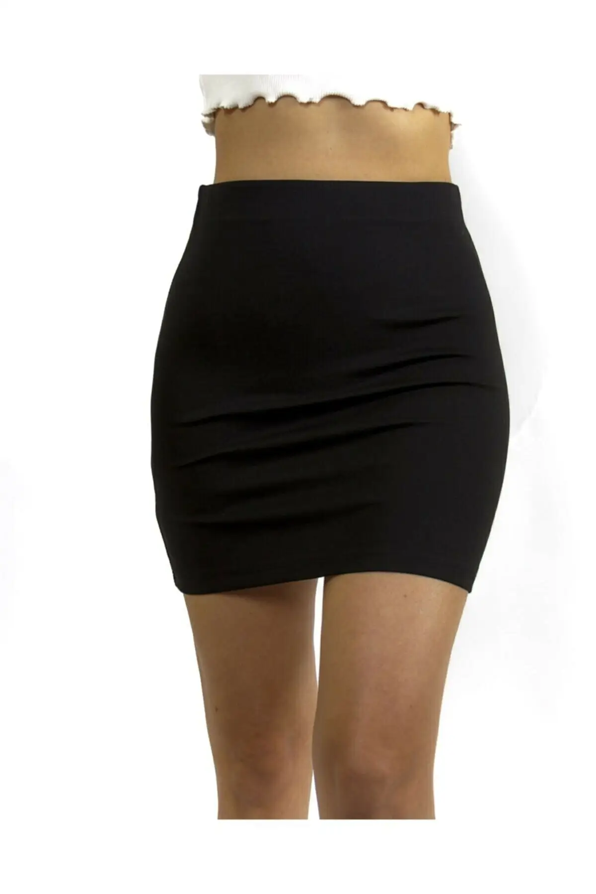 

Women's Black Mini Pencil Skirt
