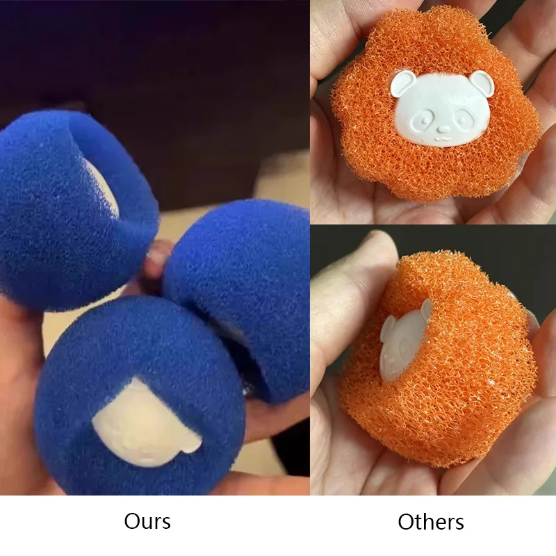 1-6pcs Pet Hair Remover Reusable Ball Laundry Washing Machine Filter Wool Sticker Cat Hair Collector Pet Fur Lint Catcher Home