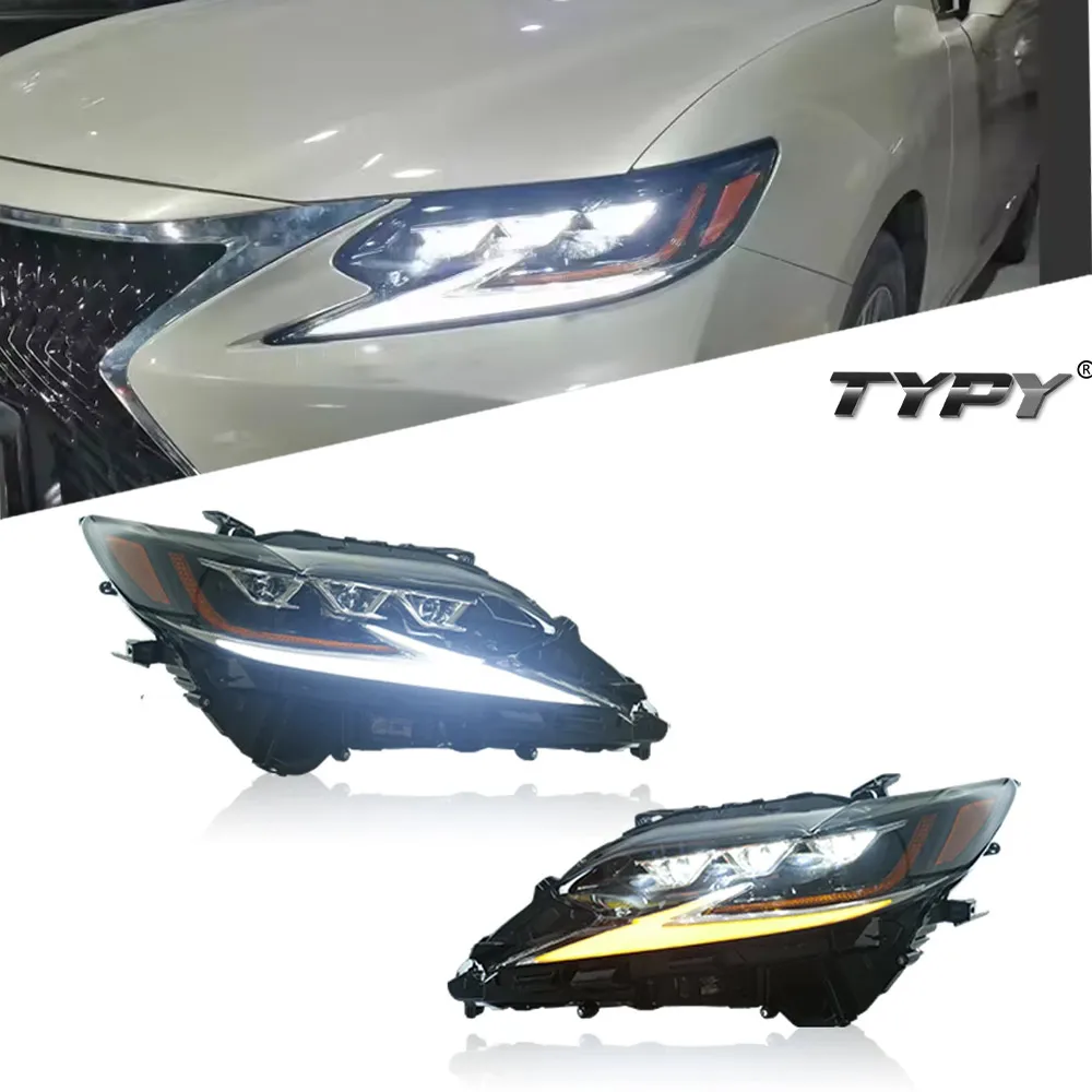 

Автомобильная фара для Lexus ES200, ES260, ES300, 2013-2017, Модифицированная в новую Lexus, динамический сигнал поворота, стоп-сигнал, автомобильная фара