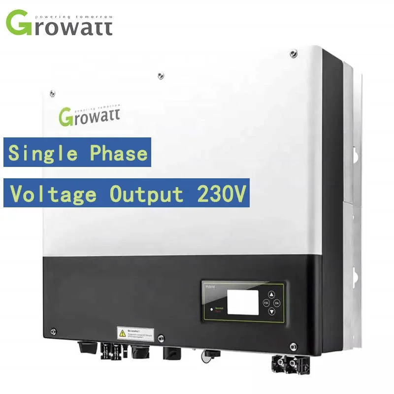 Growatt Energia Solar Max Input 17.4A Sph 5000-6000Tl Bl-Up Power Inverter Modello Caldo