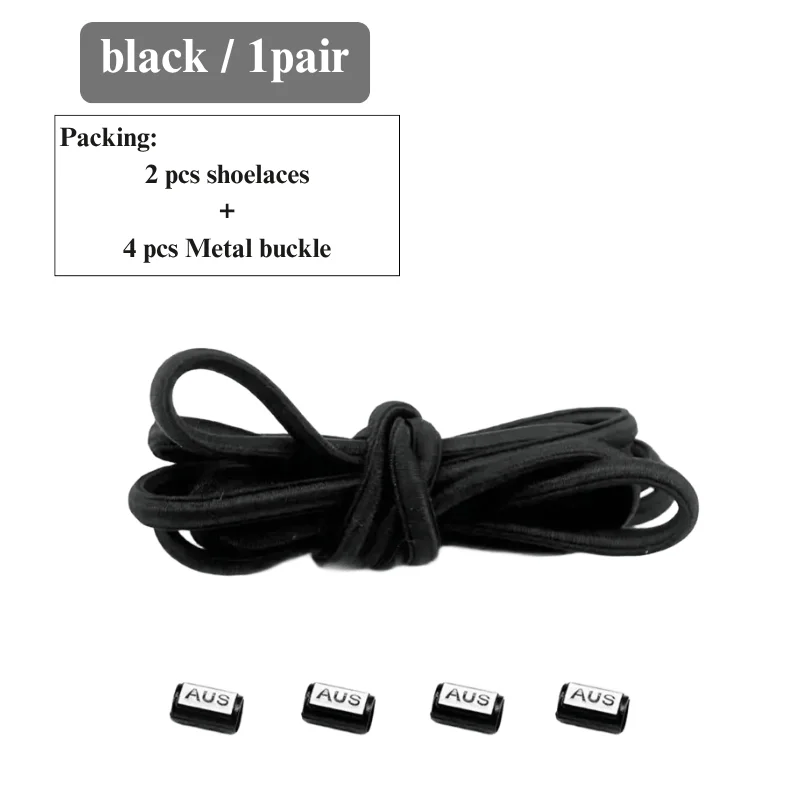 Comfortable Elastic No-Tie Shoelaces for Effortless Wear