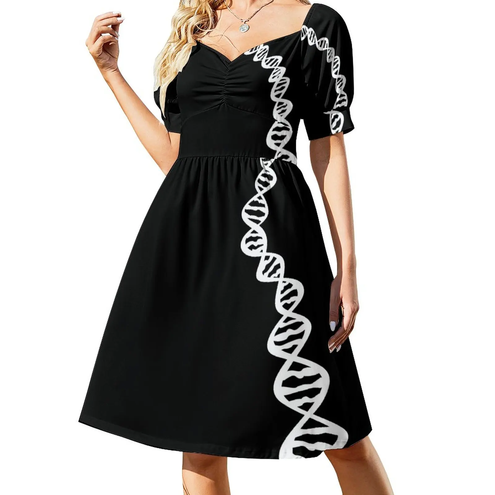 

DNA strand - white Dress beach dress luxury women's party dress evening prom dresses for official occasions