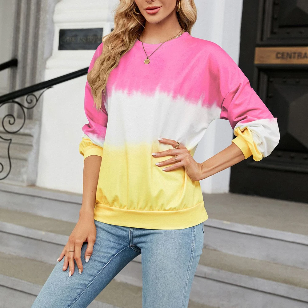 

Fashion T Shirt Women Blouse Woman Korean Long Sleeve Loose Pullover Pullover Tunic Shirts Casual Street Tshirt