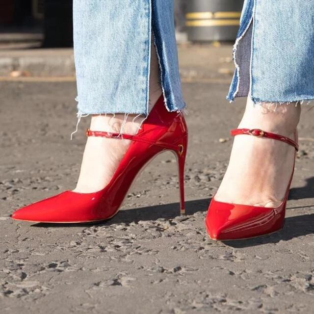 Red Patent Leather Pumps