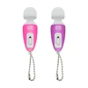 Color random-Portable Mini Massage Tiny Stress Relief Electronic Key-Chain Ring Full Body Massager Bath Accessories vibrate 5