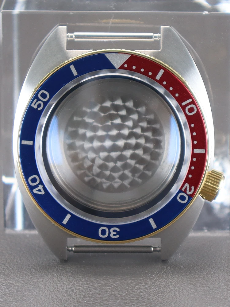 41Mm Gold Skx007 Skx009 Skx013 Mod Orologi Parti Della Cassa Per Seiko Nh35 Nh36 Movimento Vetro Zaffiro Anello Capitolo Nero Quadrante 28.5Mm