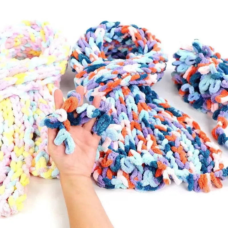 100g100g Hand-woven Yarn Soft Warm Anti-pilling for Hand-Knitting Coat Scarf Pillow Blanket Cushion Bag 5