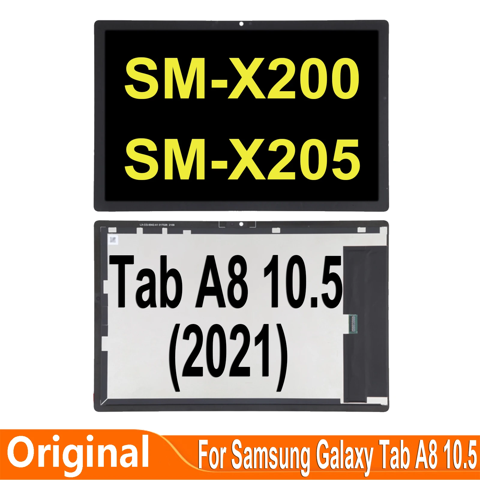 

For Samsung Galaxy Tab A8 10.5 2021 SM-X200 SM-X205 LCD Display Touch Screen Digitizer Assembly