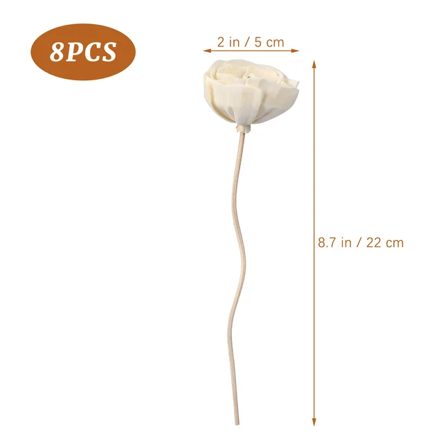 Tong Füves Virág Nád Diffúzor Aromaterápia Illóolaj -Újratöltés - Image 3